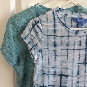 Aqua and Teal Tee Shirt Bundle